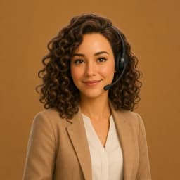KI-generiertes Porträt von Nadia — kein echter Mensch