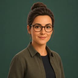KI-generiertes Porträt von Franziska — kein echter Mensch