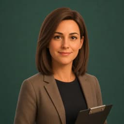 KI-generiertes Porträt von Martina — kein echter Mensch