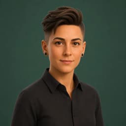 KI-generiertes Porträt von Andrea — kein echter Mensch